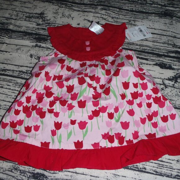 Gymboree Too Cute Tulip 3-6 Month Dress Diaper Cover Headband Outfit NWT - Picture 4 of 4